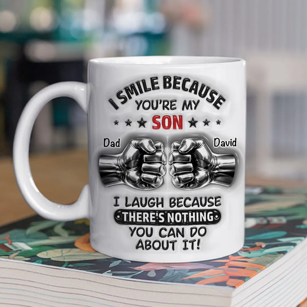 Proud Of You Son - Personalized Custom 3D Effect Mug
