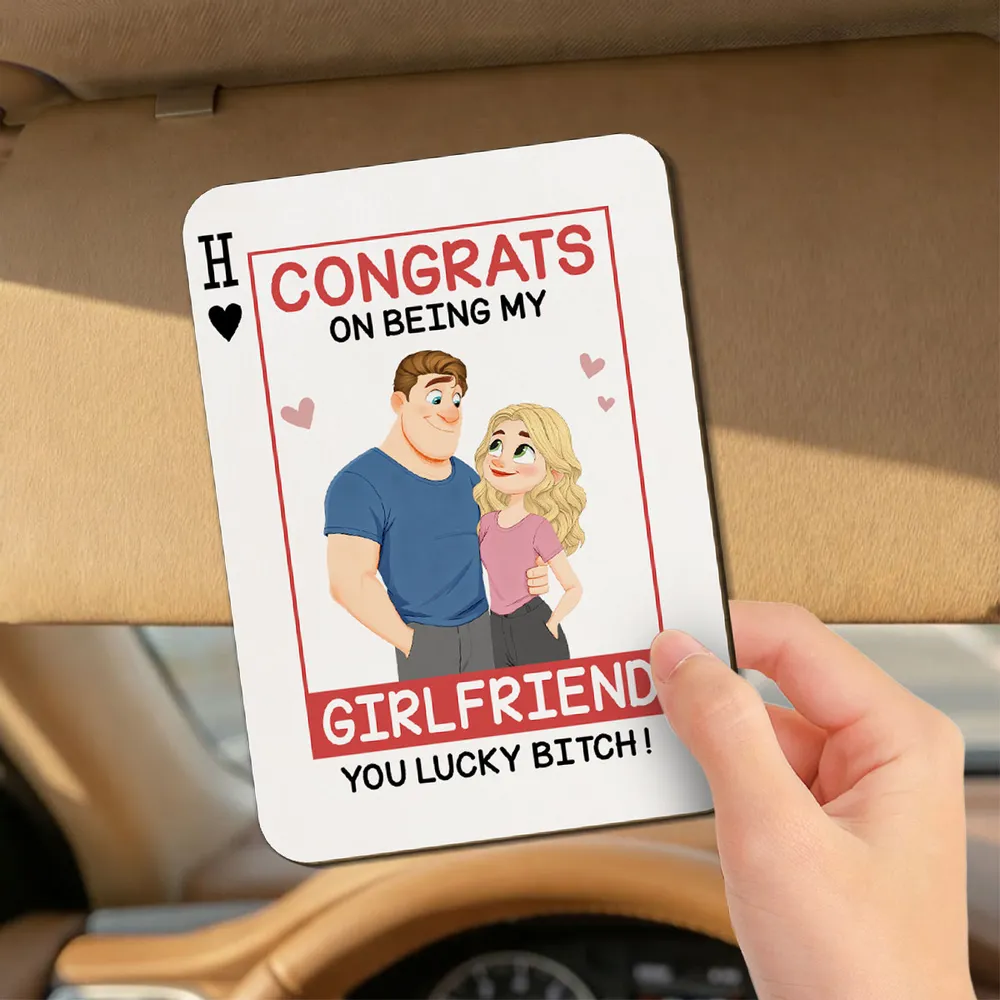 Love Is You - Personalized Custom Car Visor Clip