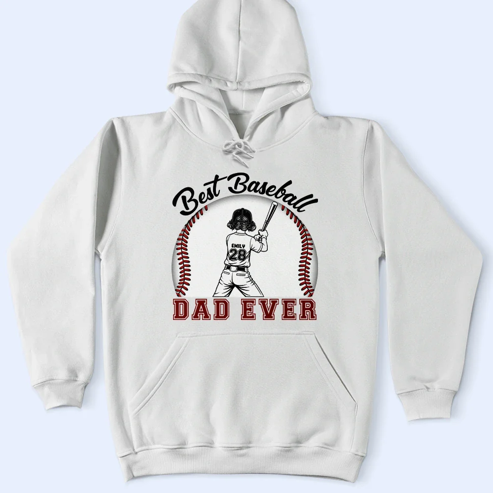 Best Baseball Mom Dad Ever - Personalized T Shirt