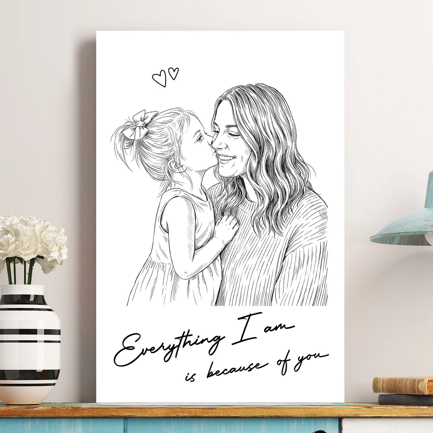 Custom Photo Mother's Day Gift For Mum, Mom, Wife - Personalized Poster