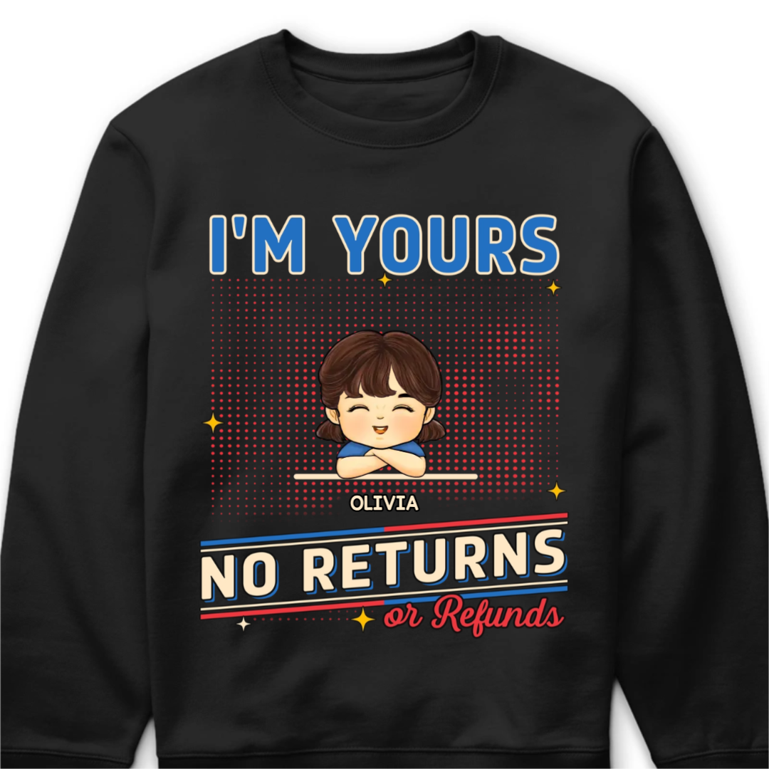 Custom Unisex T-shirt, Hoodie – Personalized Father's Day Birthday Gifts For Dad, Grandpa – No Returns Or Refunds