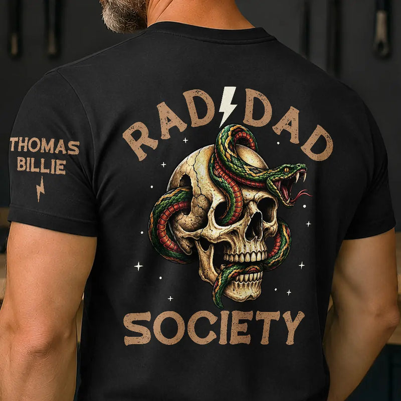 Rad Dad Society - Personalized T Shirt