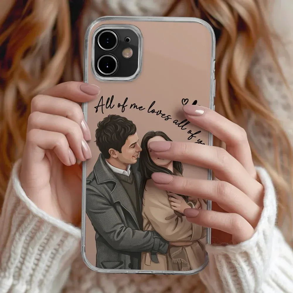 Custom Photo Semi Realistic Portrait You & Me We Got This - Personalized Clear Phone Case