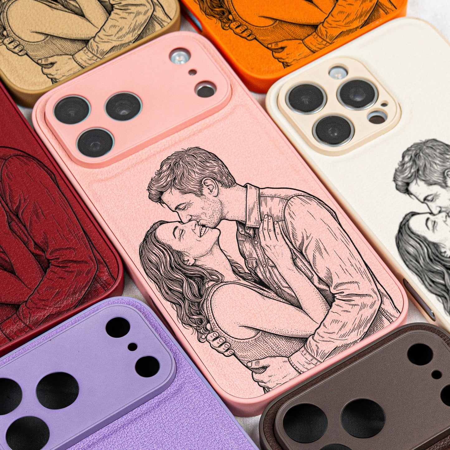 Custom Photo Phone Case Couple Gift For Her Gift For Him - Personalized Phone Case