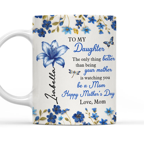 Happy Watching You Grow - Personalized Custom Coffee Mug
