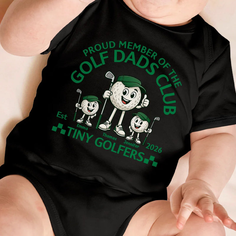 Proud Member Of The Golf Dads Club - Personalized T Shirt