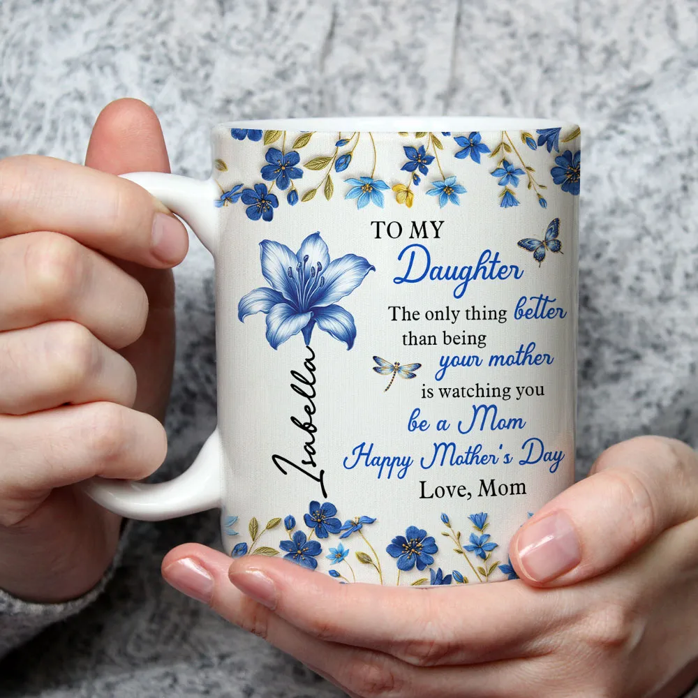 Happy Watching You Grow - Personalized Custom Coffee Mug