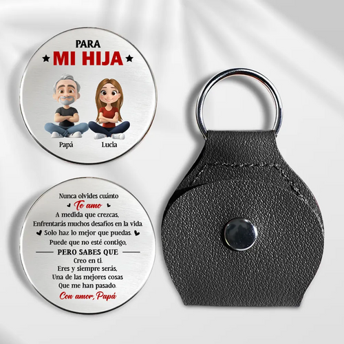 Haz Lo Mejor Que Puedas Hija - Abrazo De Bolsillo Personalizado