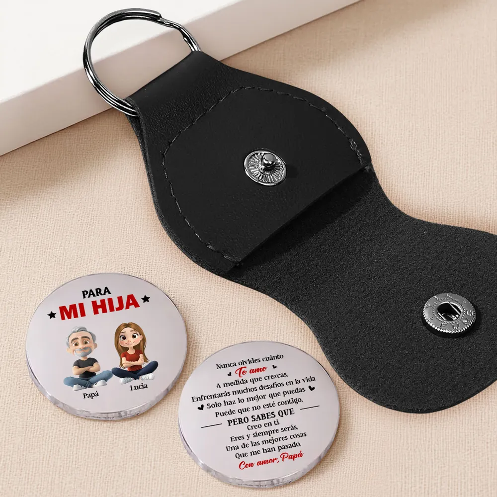 Haz Lo Mejor Que Puedas Hija - Abrazo De Bolsillo Personalizado
