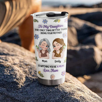 Linked Together Cartoon - Personalized Custom 3D Inflated Effect Tumbler