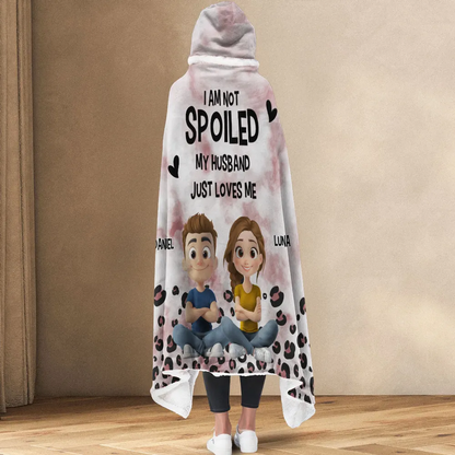 Just Loves Me - Personalized Custom Hooded Blanket