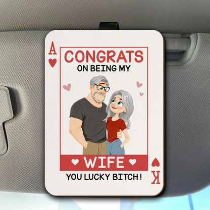 Love Is You - Personalized Custom Car Visor Clip
