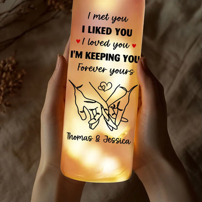 I Am Keeping You - Personalized Custom Bottle Lamp