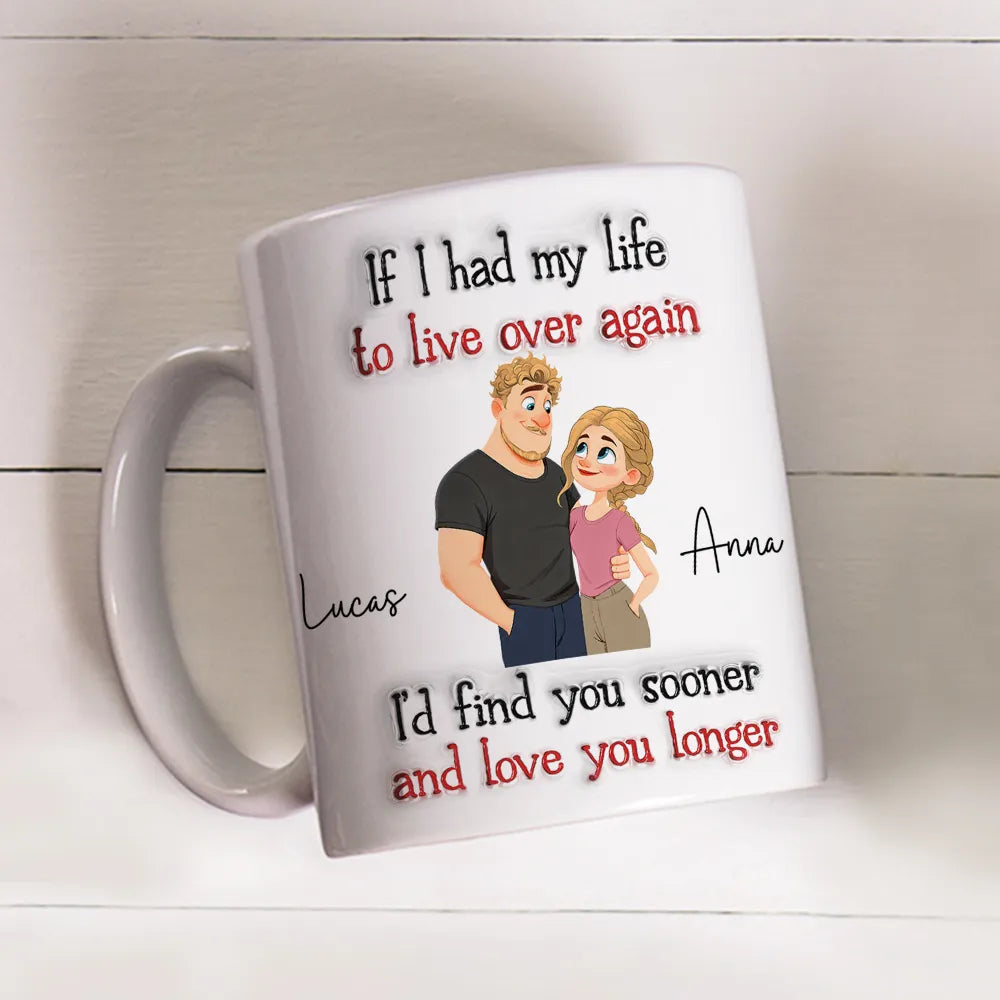 Love You So Much - Personalized Custom 3D Inflated Effect Mug