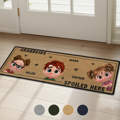 Life Is Better With Grandkids - Personalized Custom Runner Rug
