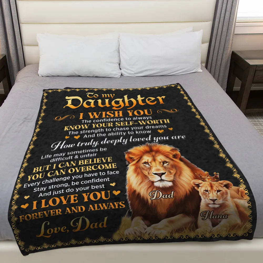 Just Do Your Best - Personalized Custom Fleece Blanket