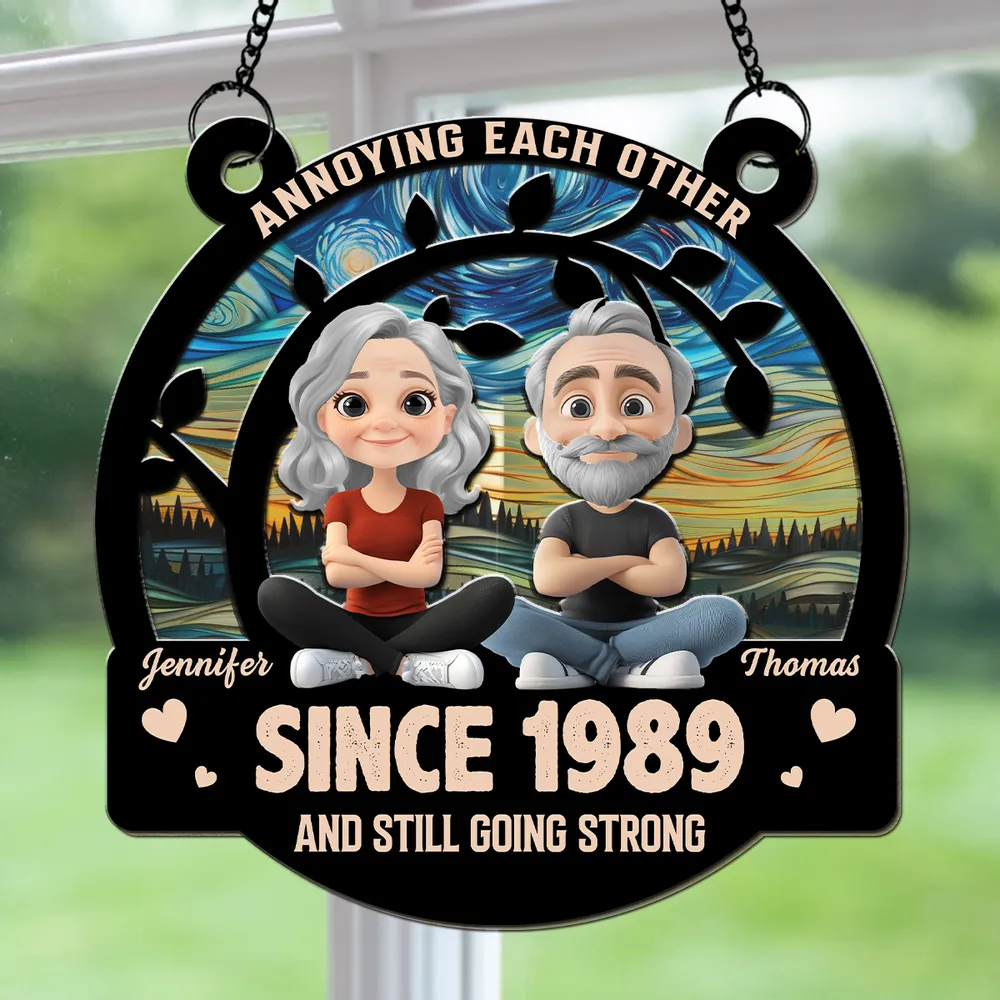 Love You Forever - Personalized Custom Suncatcher