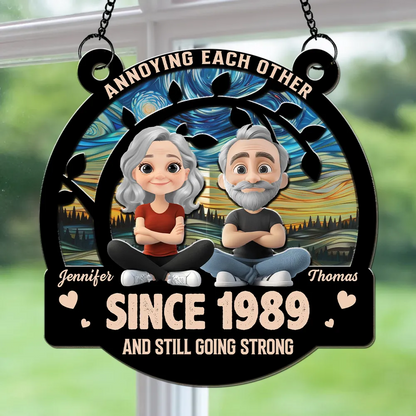 Love You Forever - Personalized Custom Suncatcher
