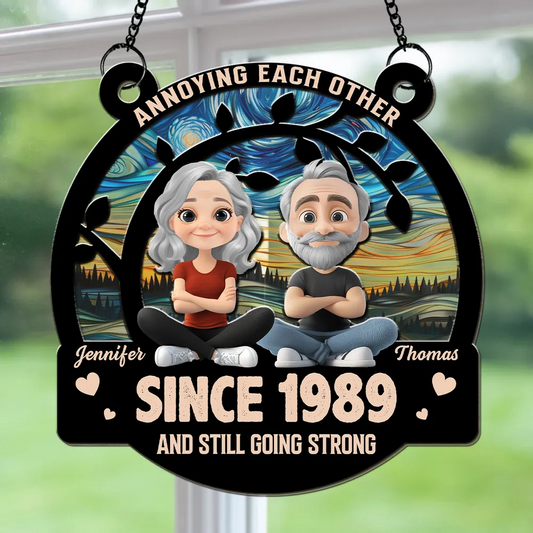 Love You Forever - Personalized Custom Suncatcher