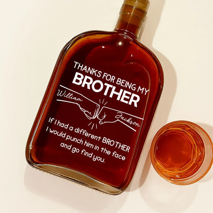 Being My Brother - Personalized Custom Spirits Decanter