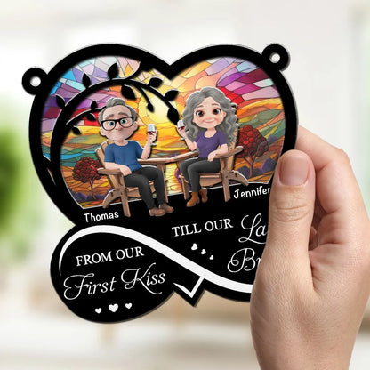 From Our First Kiss - Personalized Custom Suncatcher
