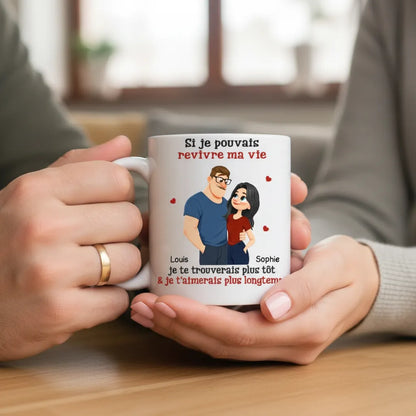 Cadeau Mug Personnalisable – Pour Couple – Le Bonheur D’Être Ensemble