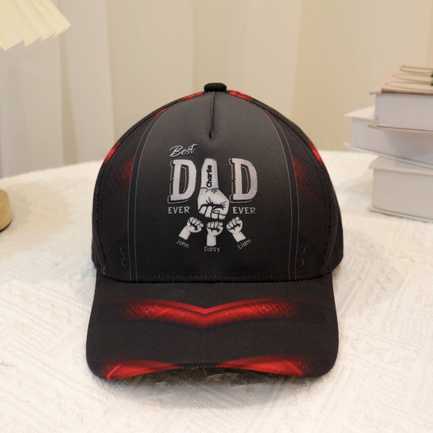 Best Dad Ever Fist Bump - Personalized Classic Cap - Gift For Dad, Gift For Husband, Gift For Grandpa