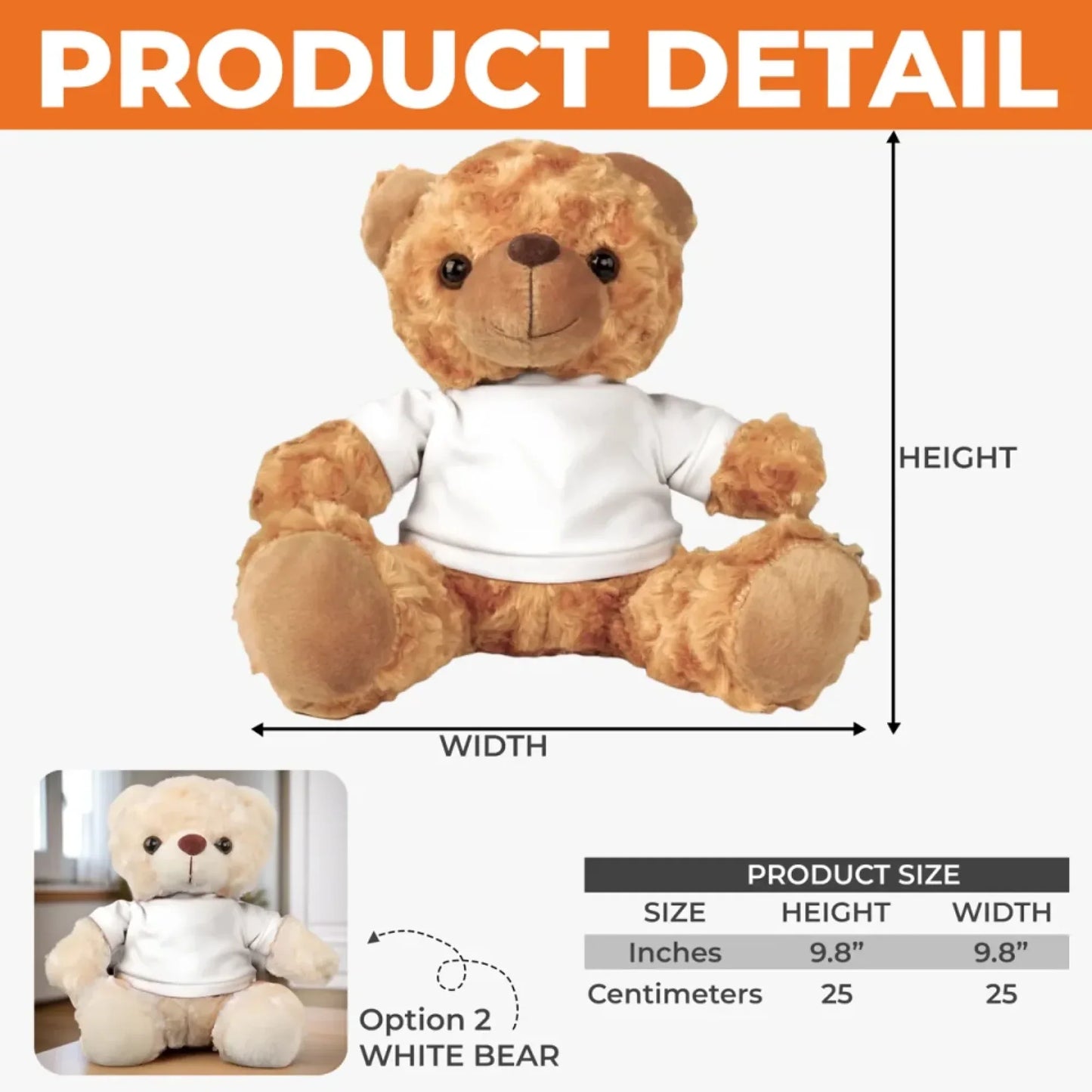 Custom Photo When You Miss Me - Memorial Personalized Custom Teddy Bear Plush - Sympathy Gift For Pet Owners, Pet Lovers
