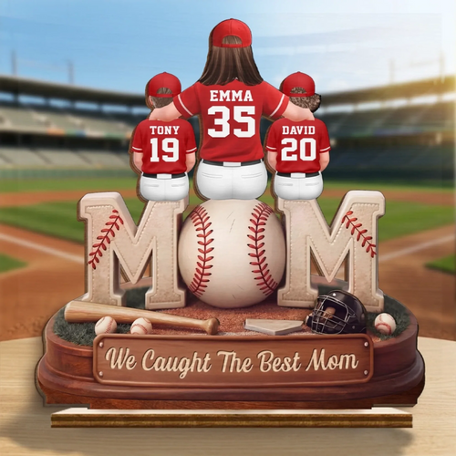 Custom Wooden Plaque - Personalized Mother's Day Birthday Gifts For Mom, Grandma - Raised By A Legend