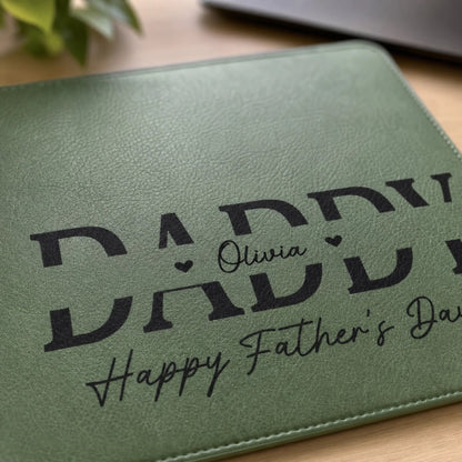 Custom Desk Mat - Personalized Father's Day Birthday Gifts For Dad, Grandpa - Dad Mode Always Active