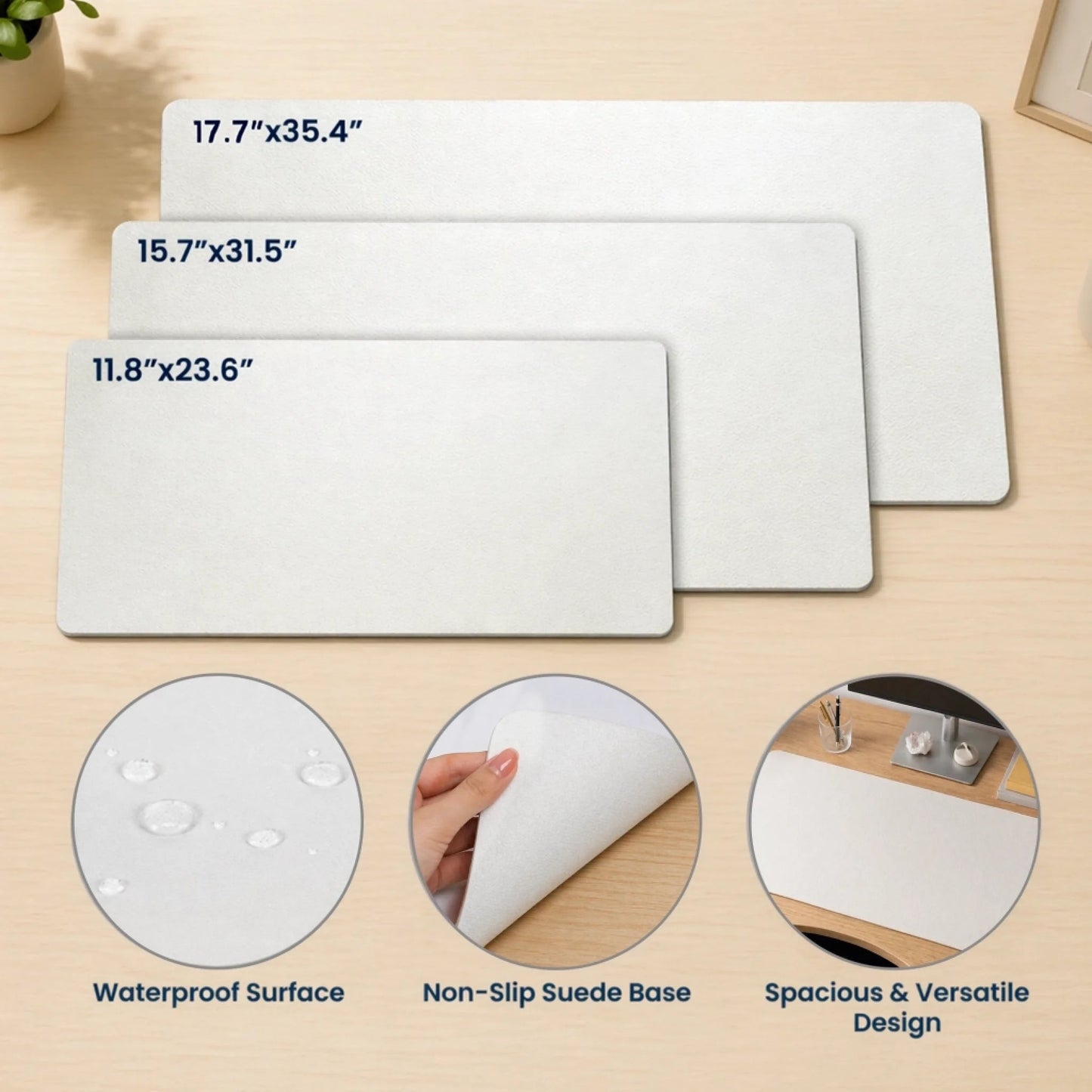 Custom Desk Mat - Personalized Father's Day Birthday Gifts For Dad, Grandpa - Dad Mode Always Active