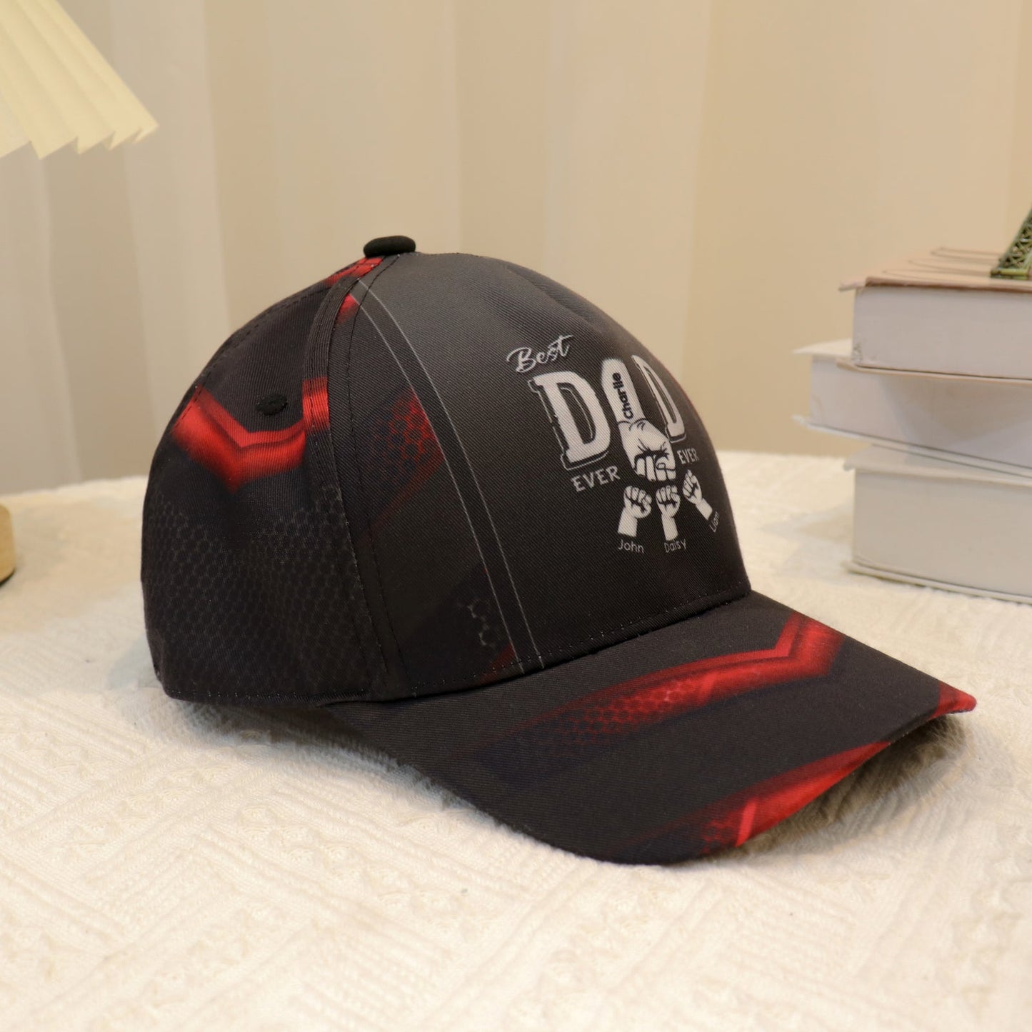 Best Dad Ever Fist Bump - Personalized Classic Cap - Gift For Dad, Gift For Husband, Gift For Grandpa