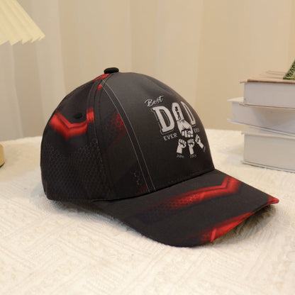 Best Dad Ever Fist Bump - Personalized Classic Cap - Gift For Dad, Gift For Husband, Gift For Grandpa
