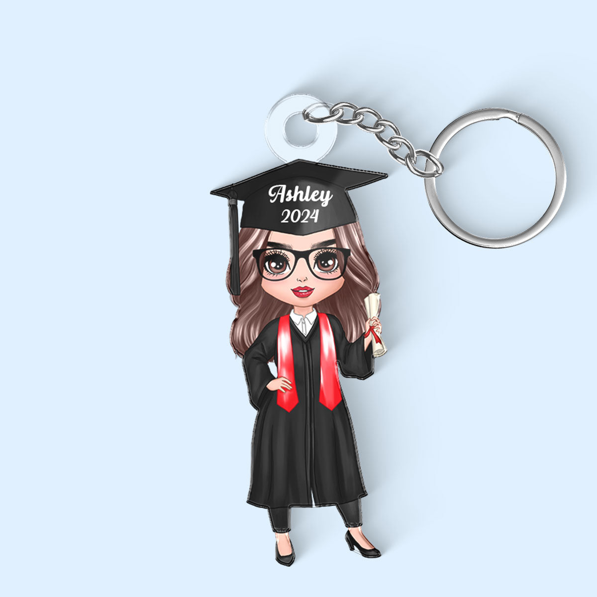 Class Of 2025 Senior Graduation Gift For Daughter Personalized Acrylic Keychain
