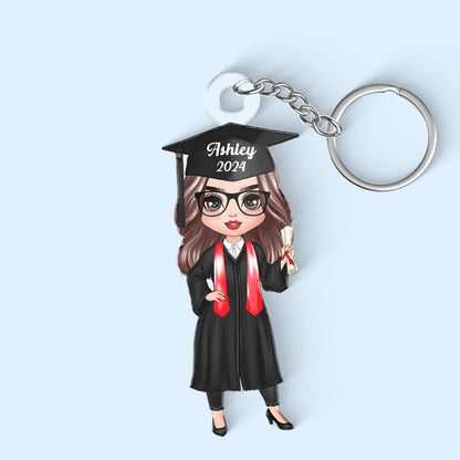 Class Of 2025 Senior Graduation Gift For Daughter Personalized Acrylic Keychain