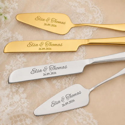 A Sweet Slice Of Forever - Personalized Cake Cutting Set