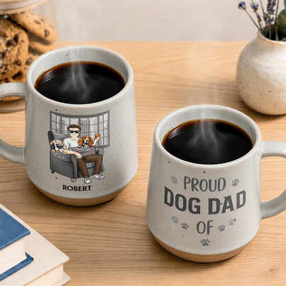 Admit It Life Would Be Boring Without Me For Dog Dad - Personalized Conical Mug