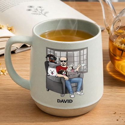 Admit It Life Would Be Boring Without Me For Dog Dad - Personalized Conical Mug