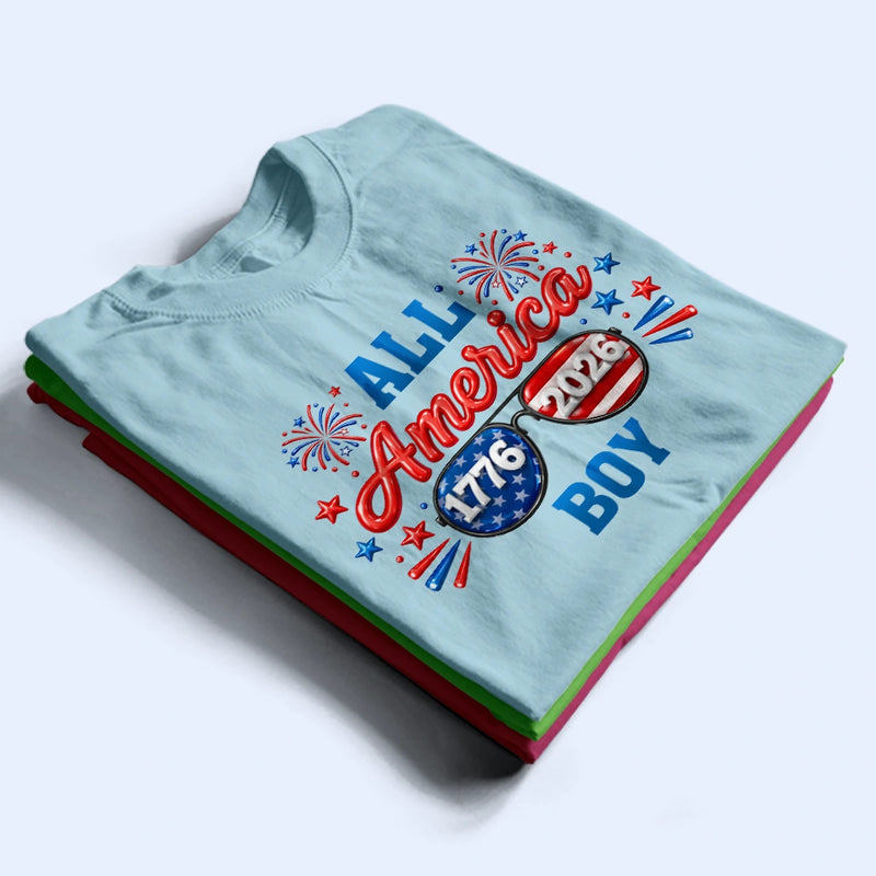 America 250 All American Family - Personalized T Shirt