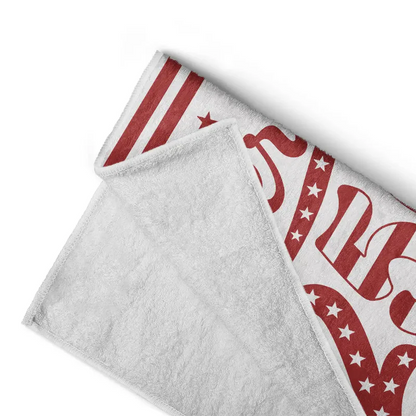 America 250 Freedom Feels Like Summer - Personalized Beach Towel