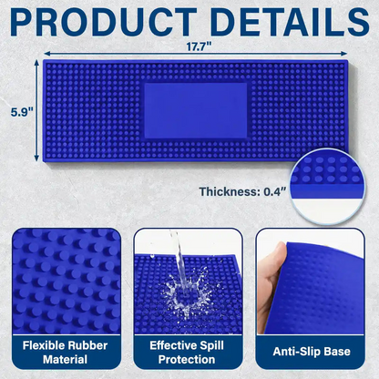 Good Friends Good Drinks Great Times - Personalized Bar Mat