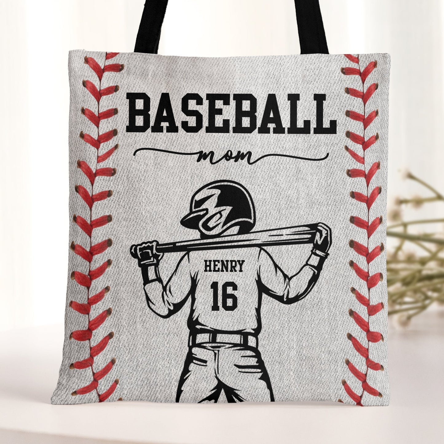 Baseball Mom That's My Kid - Personalized Tote Bag
