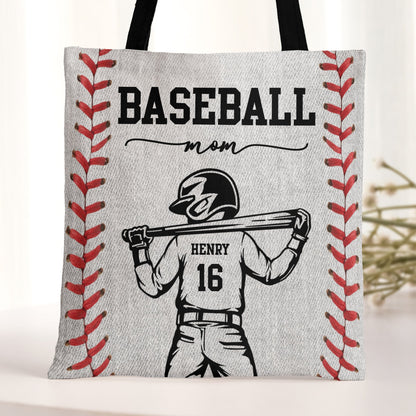 Baseball Mom That's My Kid - Personalized Tote Bag