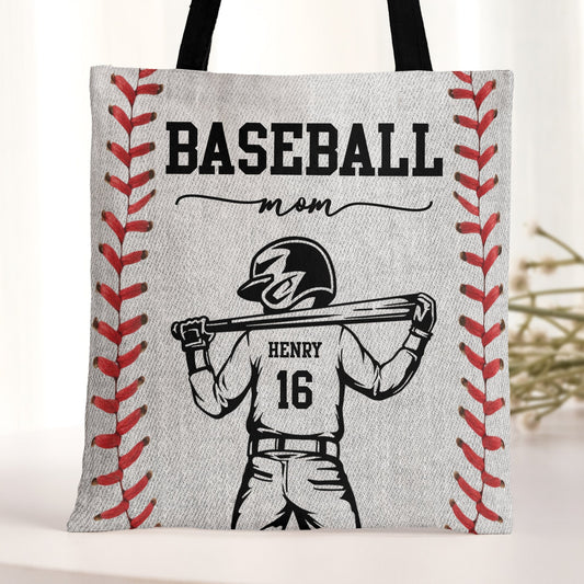 Baseball Mom That's My Kid - Personalized Tote Bag