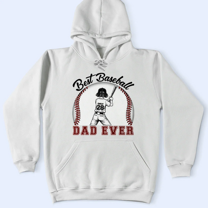 Best Baseball Mom Dad Ever - Personalized T Shirt
