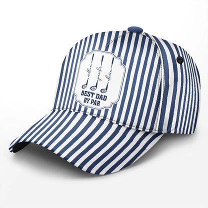 Best Dad By Par Golf Clubs - Personalized Classic Cap