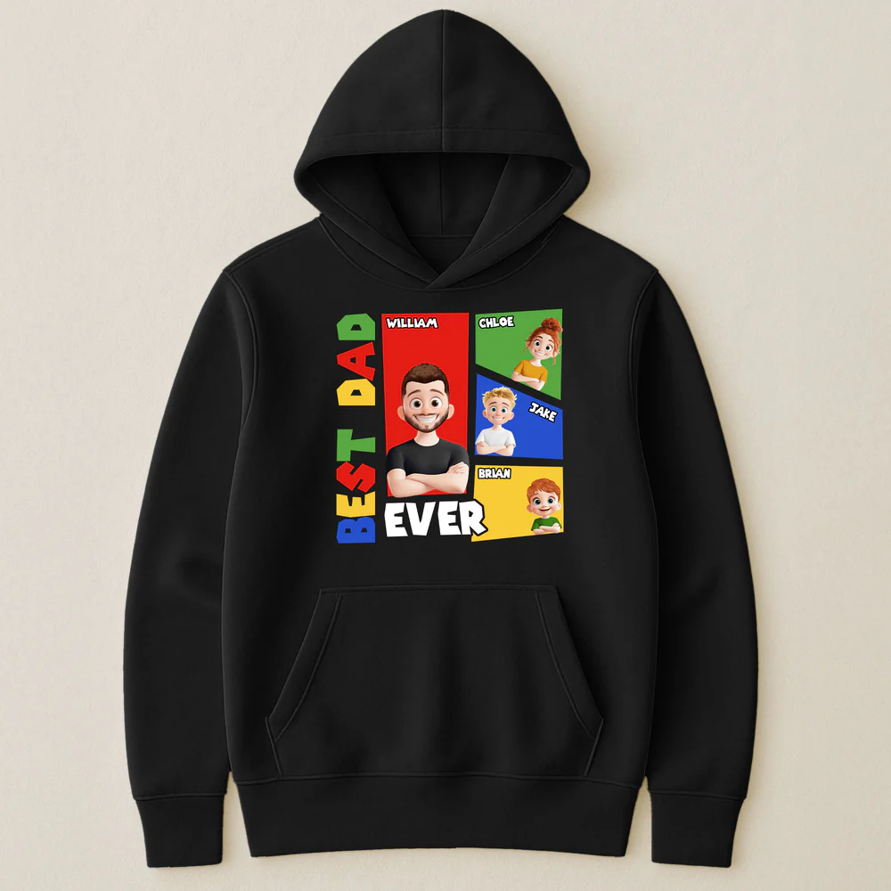 Father's Day Gifts, Best Dad Ever Arcade Theme - Personalized Shirt