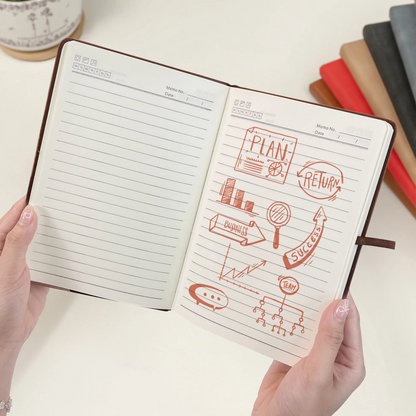 Brilliant Ideas I Had While Drinking Bourbon, Wine, Whiskey, Custom Drink - Personalized Leather Journal