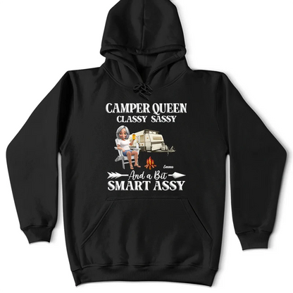 Camper Queen Classy Sassy - Personalized T Shirt
