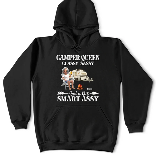 Camper Queen Classy Sassy - Personalized T Shirt